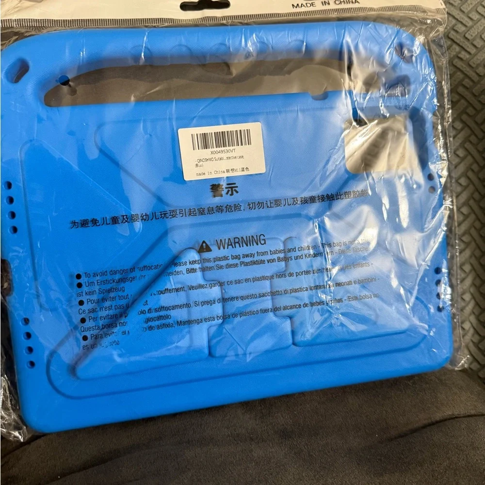 Blue Tablet Case with Handle